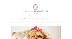 Desktop Screenshot of lizmazurphotography.com
